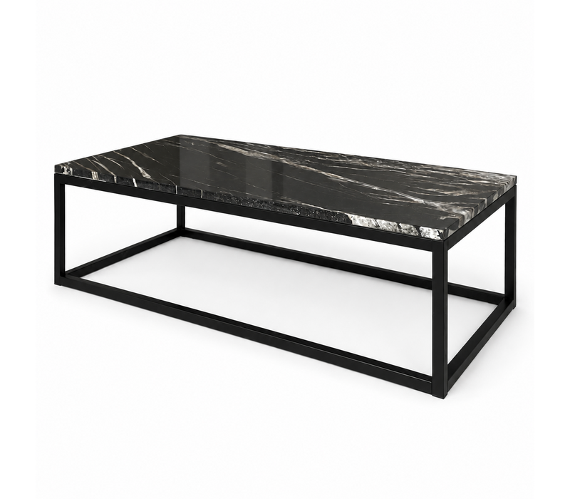 Marmeren salontafel rechthoekig