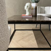 Marmeren salontafel Vierkant