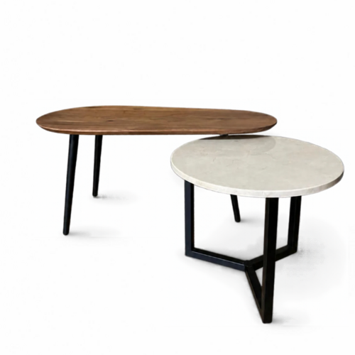 Salontafel set Vidar - Crema Marfil 