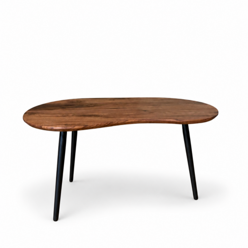 Organische salontafel notenhout - Ylva 