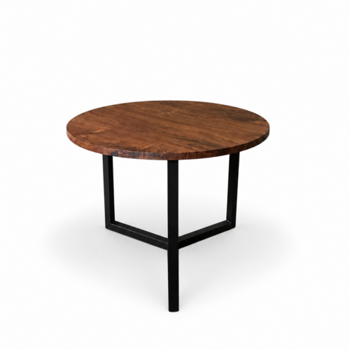 Salontafel rond notenhout - Vico 