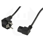 Schuko Stroomkabel male 2.00 m zwart