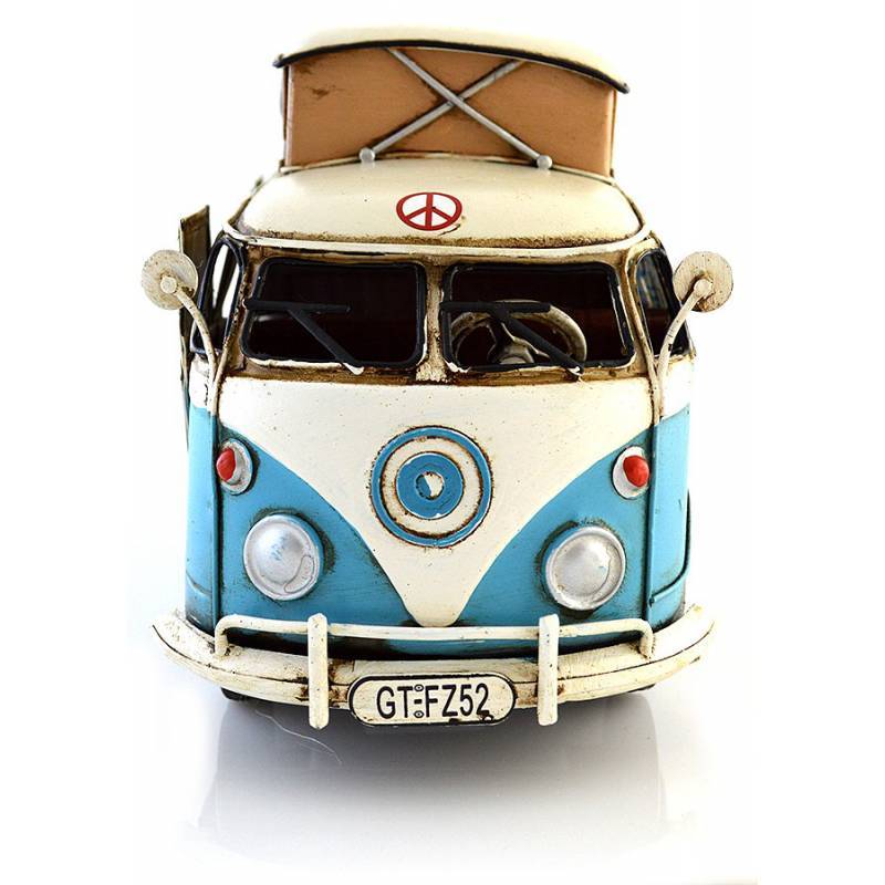 Diecast T1 Camper Blue