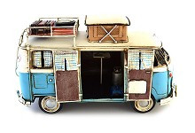 Diecast T1 Camper Blue