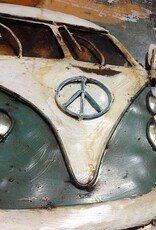 3D metaal 3D rustic painting blue