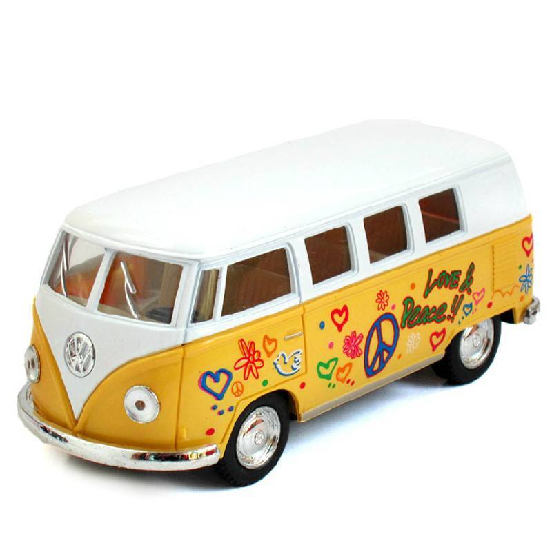 Diecast Model flower power VW T1 Bus