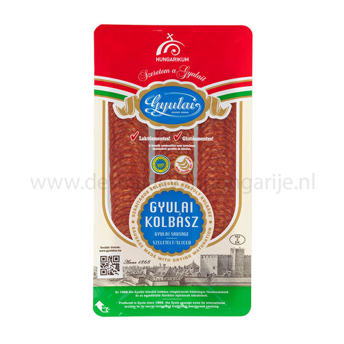  Gyulai Paprika kolbász sliced 