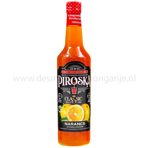  Piroska Narancs Sinaasappel siroop Classic 