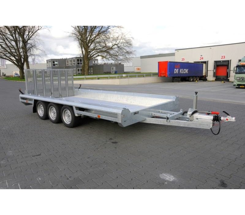 Hulco Terrax-2 machine transporter 294x150cm 3000kg met 100cm klep