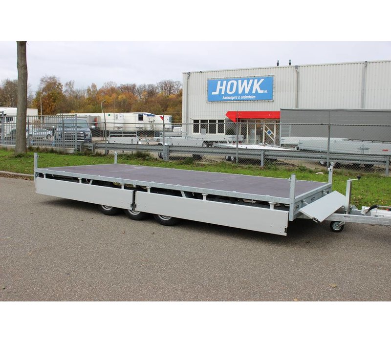 Hulco Medax-2 plateauwagen 335x183cm ( 2630kg )