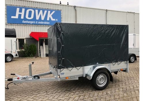 Anssems aanhangwagens Anssems BSX1350 250x130x150cm ( 1350kg ) met huif