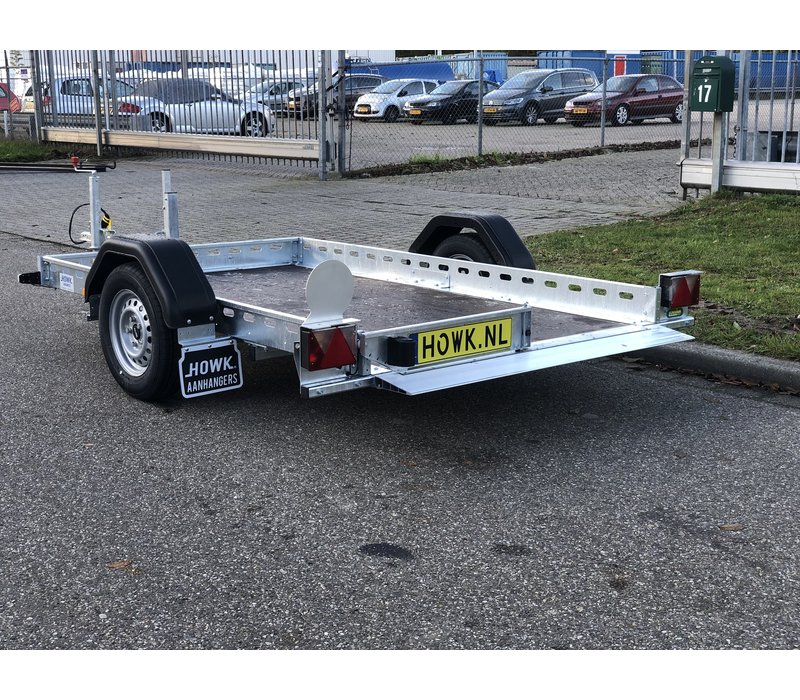 Kantelbare trailer 260x155cm ( 750kg ) ongeremd