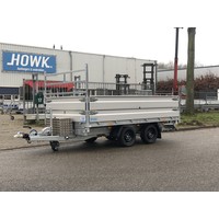 Hapert Kipper 335x180 3500kg met parabool vering