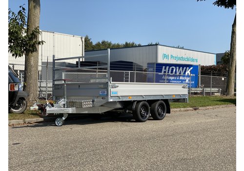 Hapert Aanhangwagens Hapert Azure H-2 plateauwagen 330x180cm 3500kg Paraboolvering