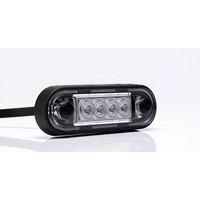 LED markeerverlichting Amber 12-24v 50cm. kabel