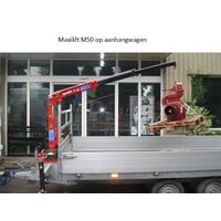 Maxilift Laadkraan M50.2 ERS 12 elektrisch heffen, draaien + 2 giek delen