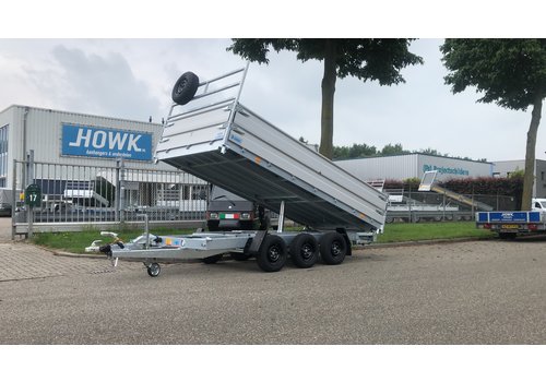 Hapert Aanhangwagens Hapert Cobalt HM-3 Ferro 405x200cm 3500kg Tridem + opzetborden