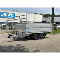 Hapert Azure plateauwagen 335x180x80cm 3500kg + Paraboolvering