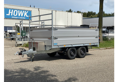 Hapert Aanhangwagens Hapert Azure plateauwagen 335x180x80cm 3500kg + Paraboolvering