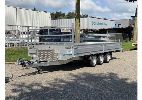 Hapert Aanhangwagens Hapert plateauwagen 505x200cm 3500kg Tridem