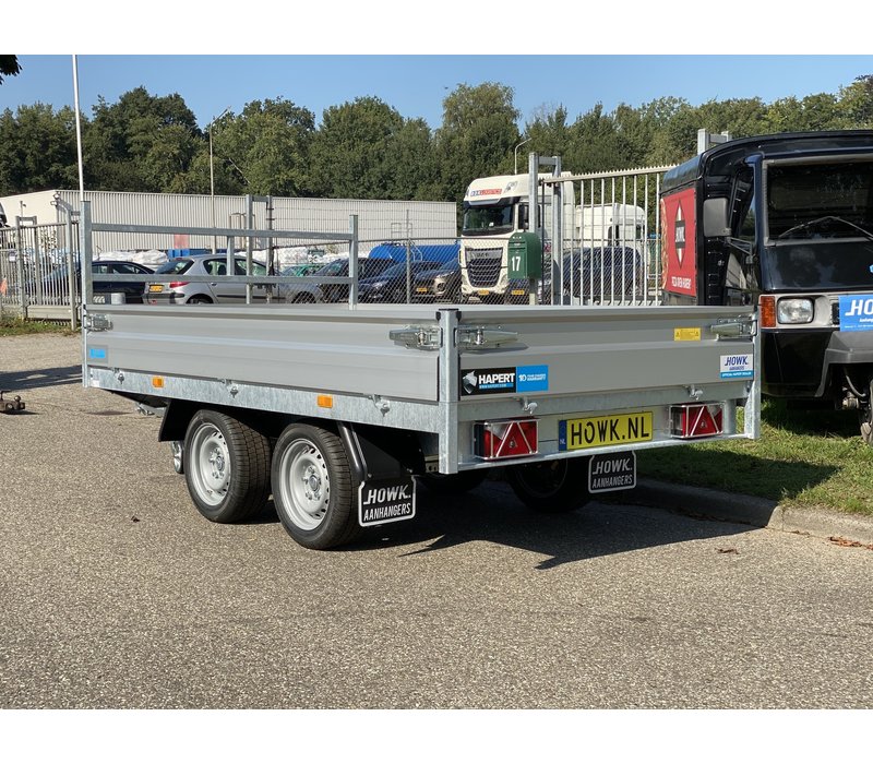 Nieuwe Hapert Azure H2 plateauwagen 280x160cm 2000kg