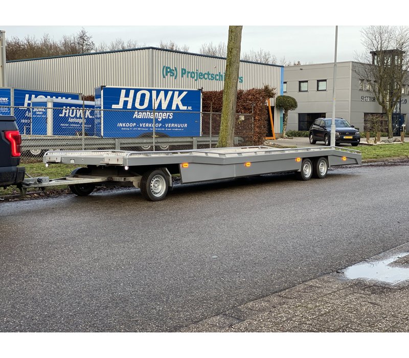 Gebruikte Tijhof schamelwagen 850x210cm 3500kg