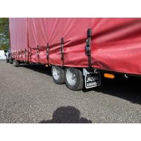 Schamelwagen met huif 900x220x250cm 3500kg