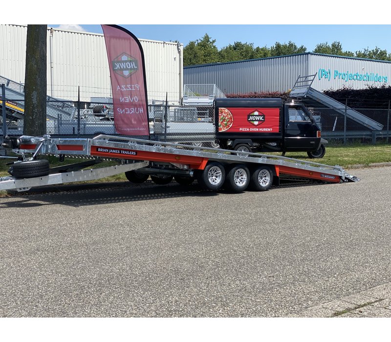 Nieuwe Brian James Trailers 550x224cm kantelbaar met klep Rood