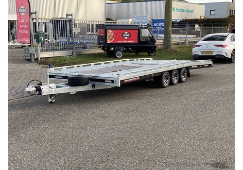 Brian James Trailers Brian James T6 550x224cm 10" met rijplaten Zwart