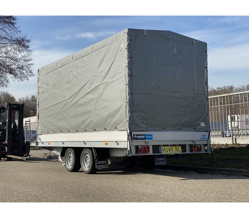 Nieuwe Hapert Azure H-2 335x180x180cm huif ( grijs ) aanhangwagen 2000kg