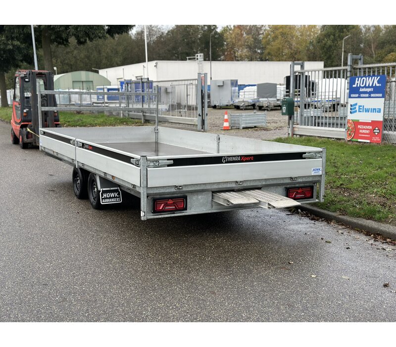 Gebruikte Henra Plateauwagen 505x222cm 3500kg