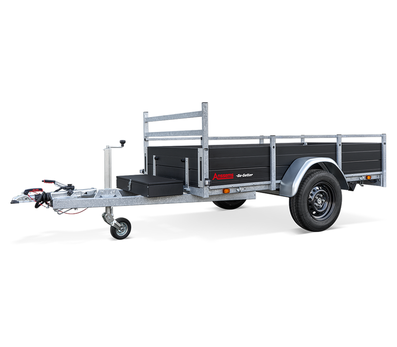 Anssems BSX1350 251x130cm ( 1350kg ) enkelas geremd GO-Getter