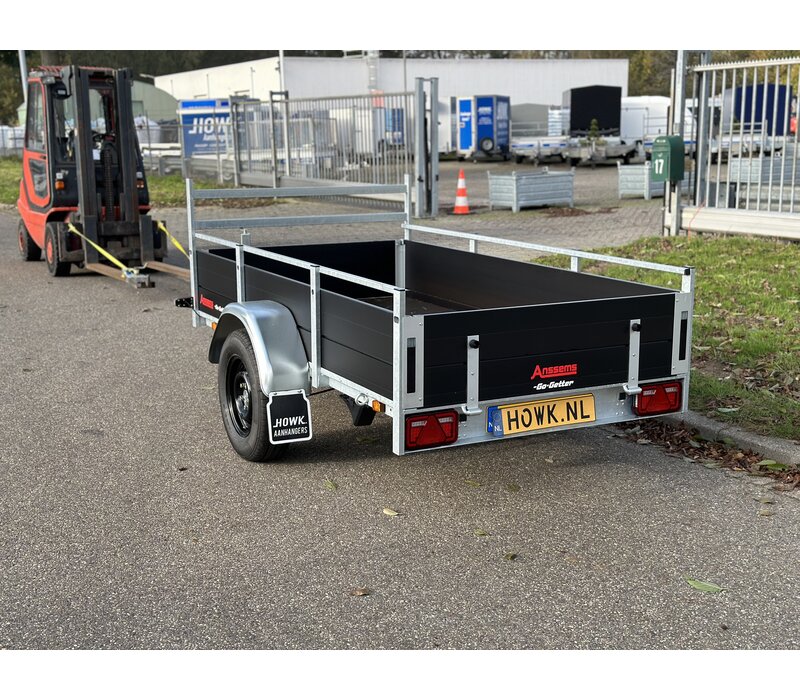 Anssems BSX1350 251x130cm ( 1350kg ) enkelas geremd GO-Getter