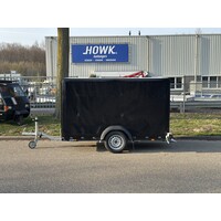 Kanteltrailer met huif 260x155x152cm 750kg
