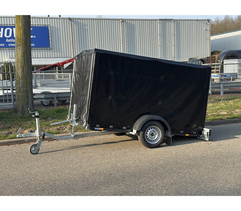 Kanteltrailer met huif 260x155x152cm 750kg