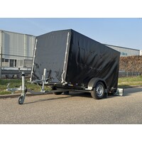 Kanteltrailer met huif 260x155x152cm 750kg