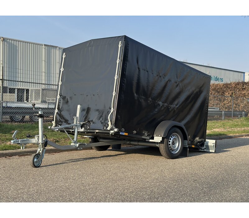 Kanteltrailer met huif 260x155x152cm 750kg