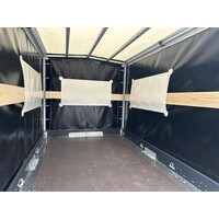 Kanteltrailer met huif 260x155x152cm 750kg