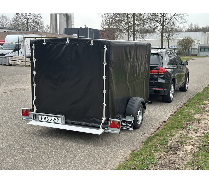 Kanteltrailer met huif 260x155x152cm 750kg