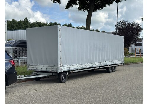 Hulco Aanhangwagens Hulco Schamelwagen met huif 811x203x195cm 3500kg