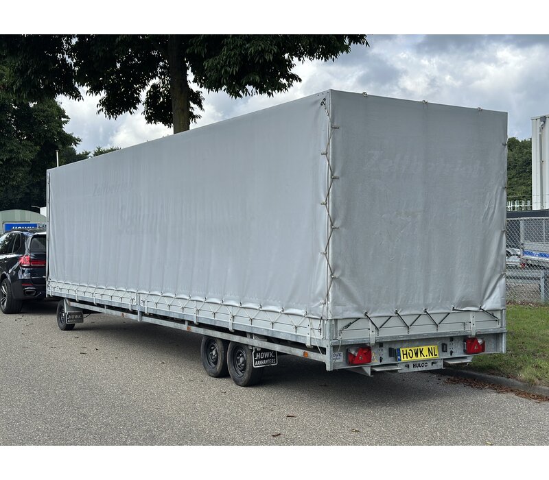 Hulco Schamelwagen met huif 811x203x195cm 3500kg