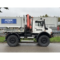 Unimog  U2150 palfinger kraan PK 9501