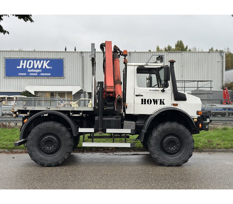 Unimog  U2150 palfinger kraan PK 9501