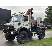 Unimog  U2150 palfinger kraan PK 9501