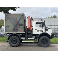 Unimog  U2150 palfinger kraan PK 9501