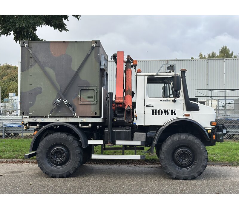 Unimog  U2150 palfinger kraan PK 9501