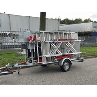 Altrex Steiger aanhangwagen incl. steiger 12m