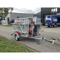 Altrex Steiger aanhangwagen incl. steiger 12m