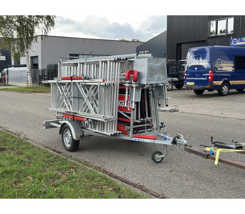 Altrex Steiger aanhangwagen incl. steiger 12m