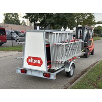 Altrex Steiger aanhangwagen incl. steiger 12m